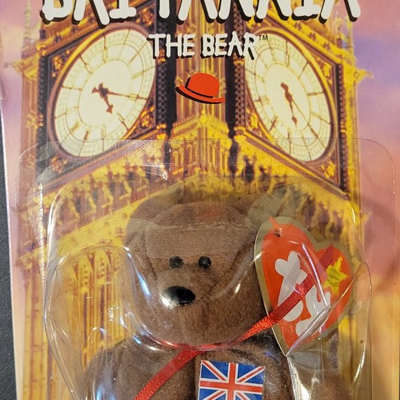 BRITANNIA THE BEAR MCDONALD'S TY INTRODUCED 12/31/97 DATE OF BIRTH 12/15/97 - Picture 3 of 5